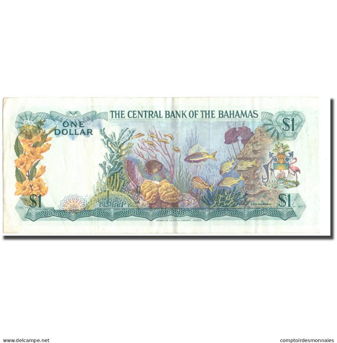 Billet, Bahamas, 1 Dollar, 1974, KM:35b, TTB - Bahamas