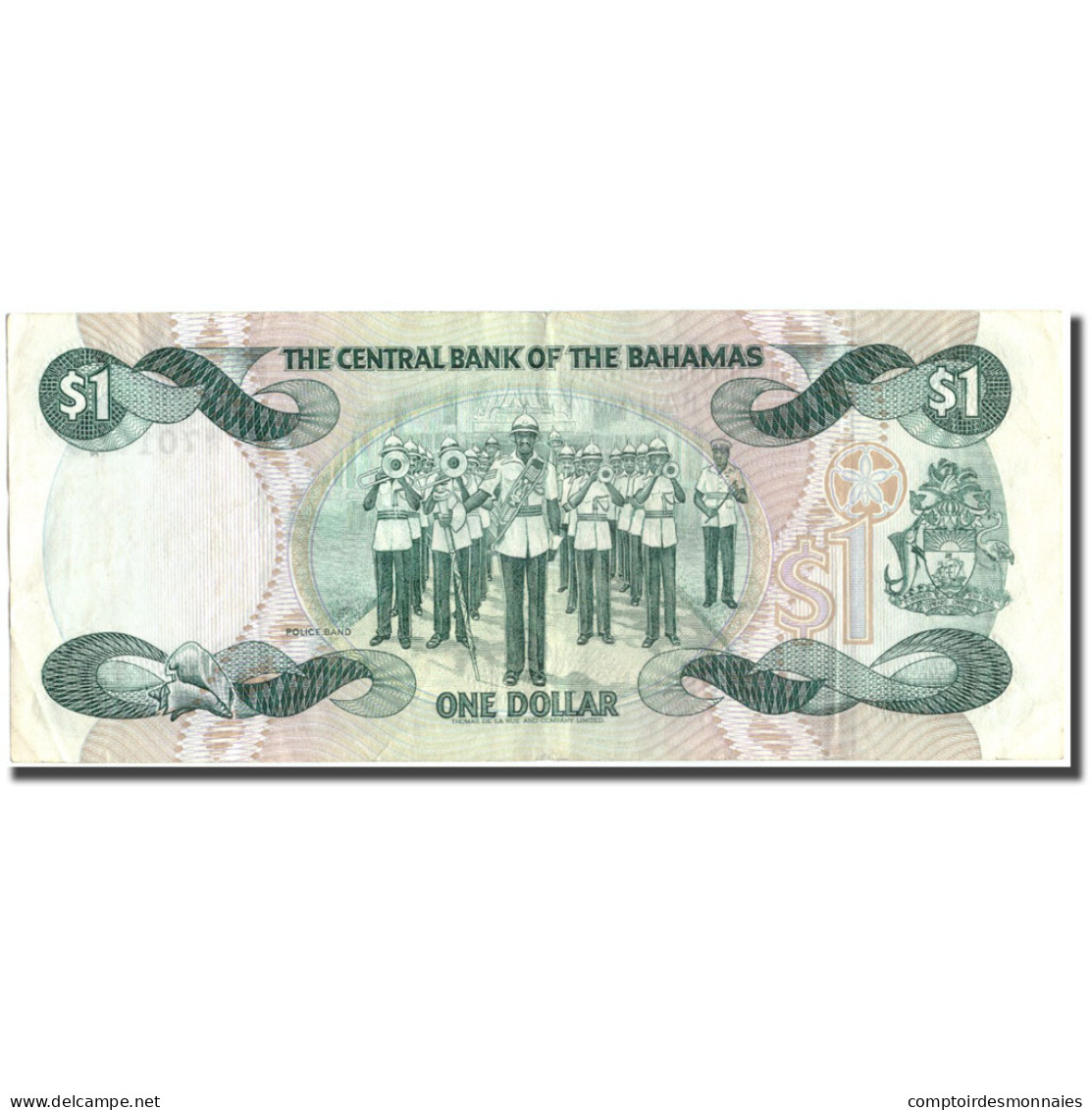 Billet, Bahamas, 1 Dollar, 1974, 1974, KM:43b, TTB - Bahamas