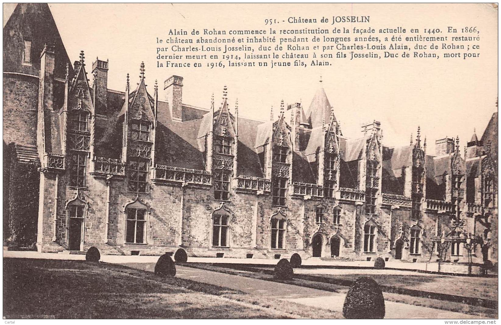 56 - Château De JOSSELIN - Josselin