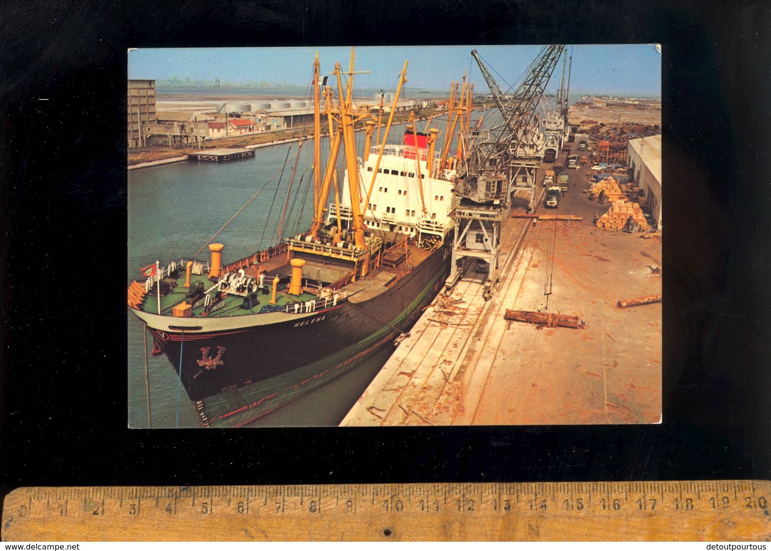 PORT SAINT ST LOUIS DU RHONE Bouches Du Rhône 13 : Docks Canal Bateau Cargo HELENA Maritime Vessel Ship - Autres & Non Classés