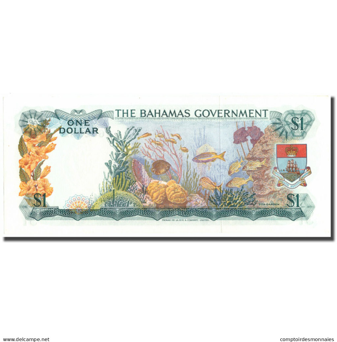 Billet, Bahamas, 1 Dollar, 1965, KM:18a, SPL - Bahamas