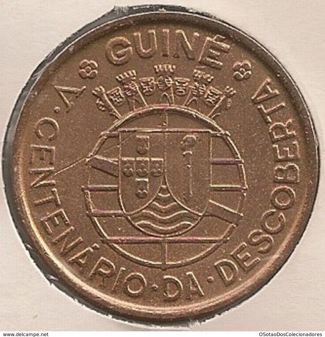 Moeda Guiné Bissau Portugal - Coin Guiné Bissau - 1 Escudo 1946 - MBC + - Guinea-Bissau