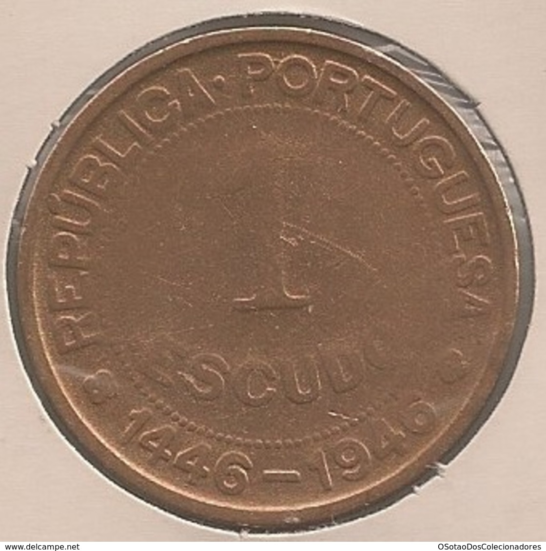 Moeda Guiné Bissau Portugal - Coin Guiné Bissau - 1 Escudo 1946 - BC - Guinea-Bissau