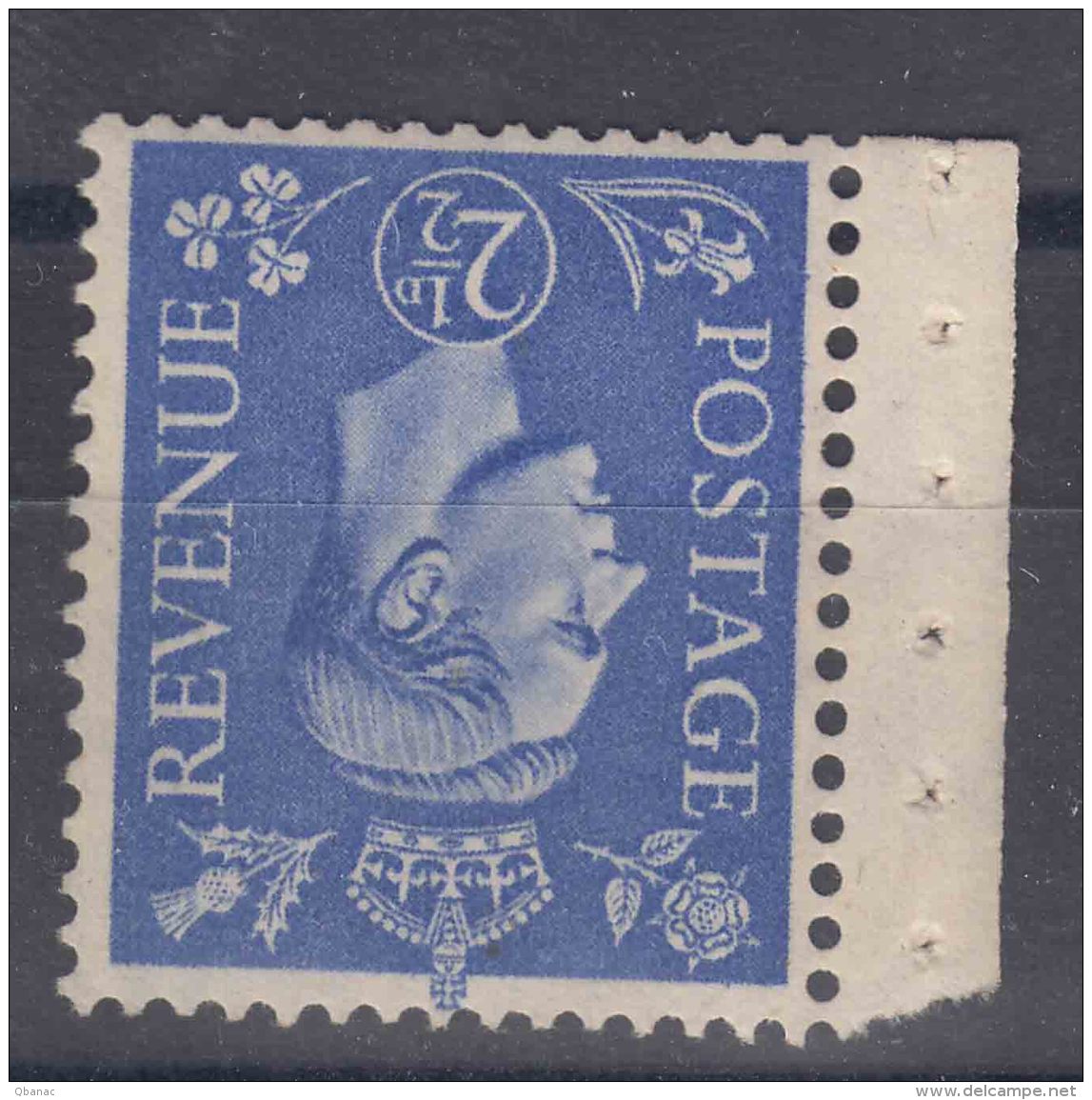 Great Britain 1941 Mi#225 Z, Inverted Watermark, Mint Never Hinged - Nuevos