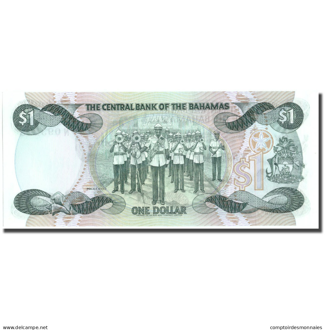 Billet, Bahamas, 1 Dollar, 1974, KM:43a, SPL+ - Bahamas