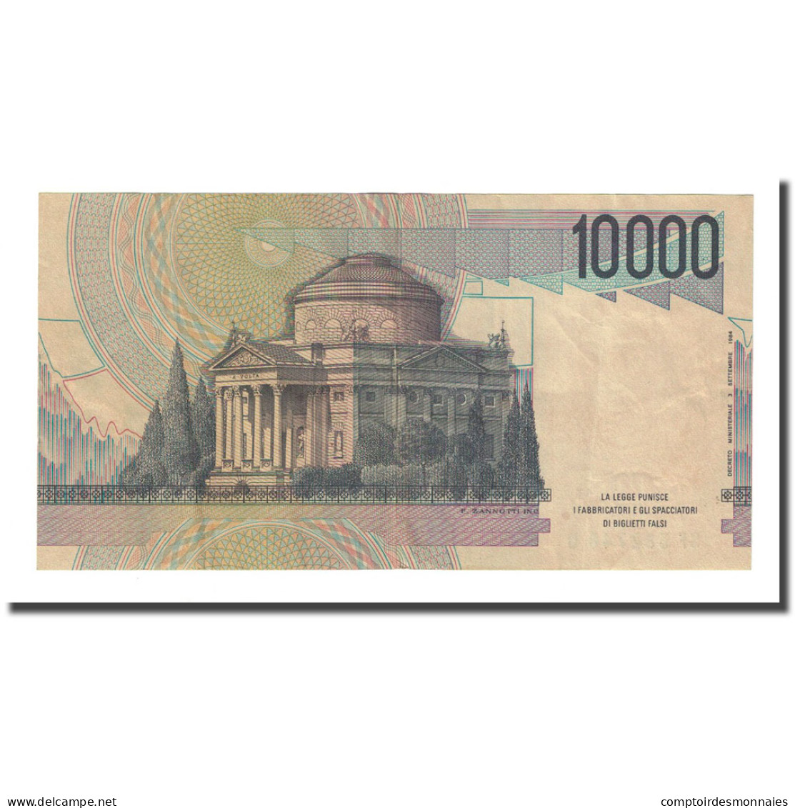 Billet, Italie, 10,000 Lire, 1984-09-03, KM:112c, SUP - 10000 Lire