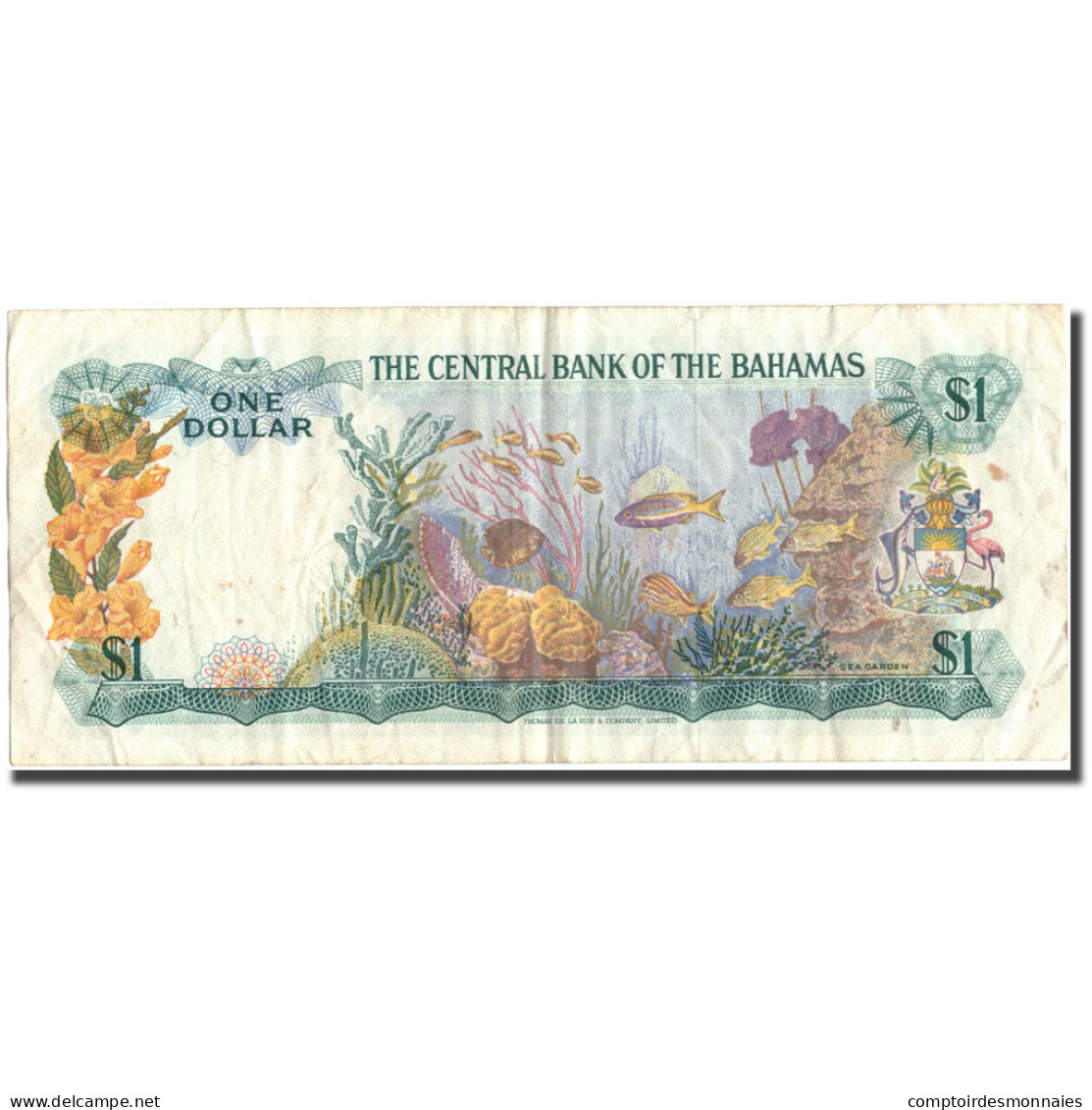 Billet, Bahamas, 1 Dollar, 1974, 1974, KM:35b, TB+ - Bahamas