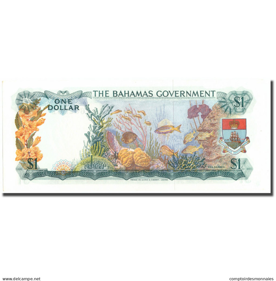 Billet, Bahamas, 1 Dollar, 1965, KM:18a, SPL+ - Bahamas