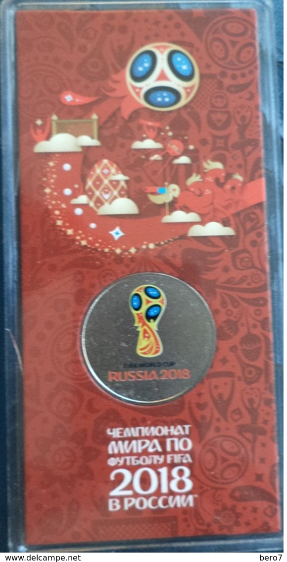 FIFA - World Cup 2018 - Russia-  UNC Set Colored Coin - Rusia