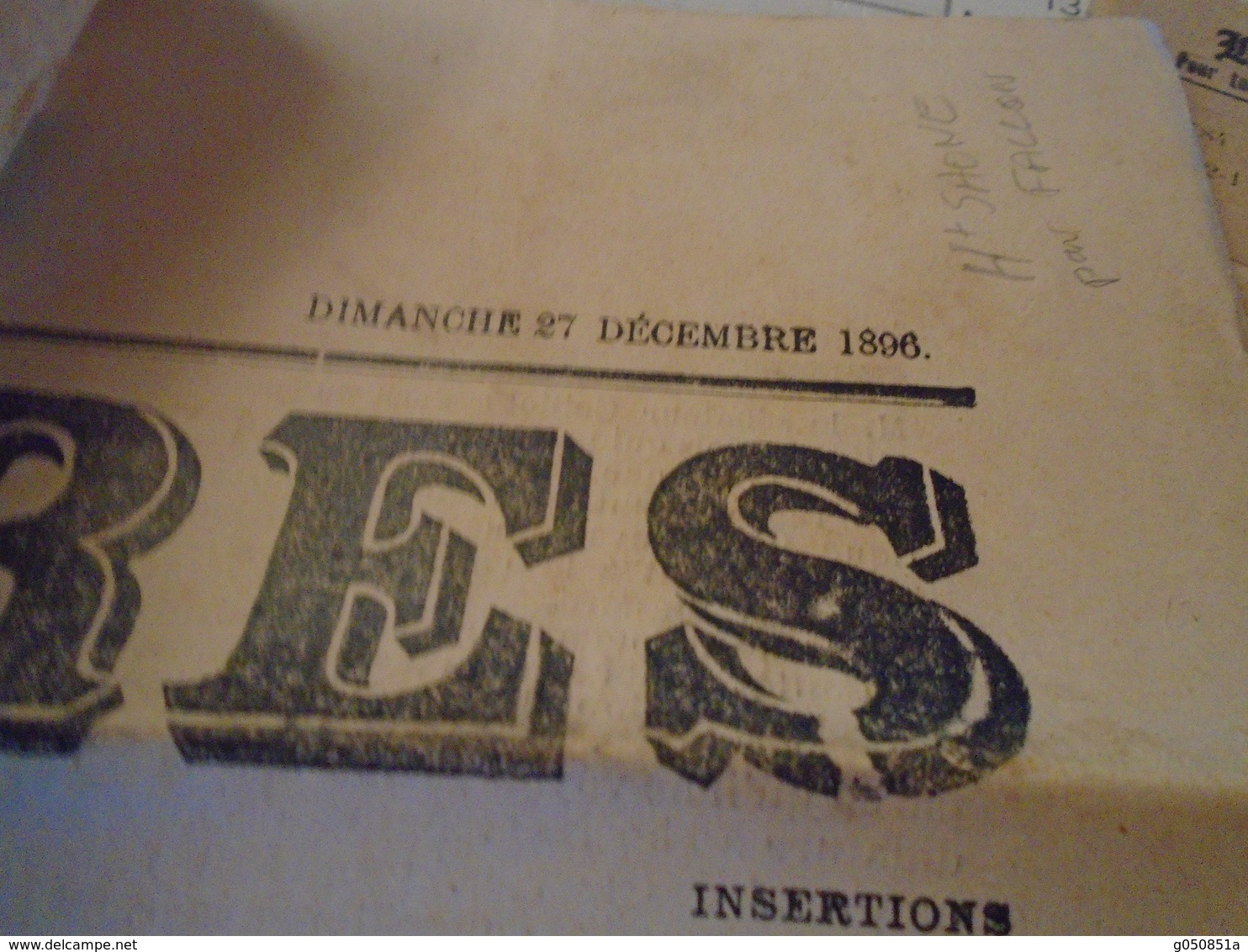 27/12/1896 JOURNAL Le PROGRES -TP/ SAGE  OBL/ VESOUL (Ht SAONE) Pour MELECEY (Ht SAONE )T/BEAU - Newspapers