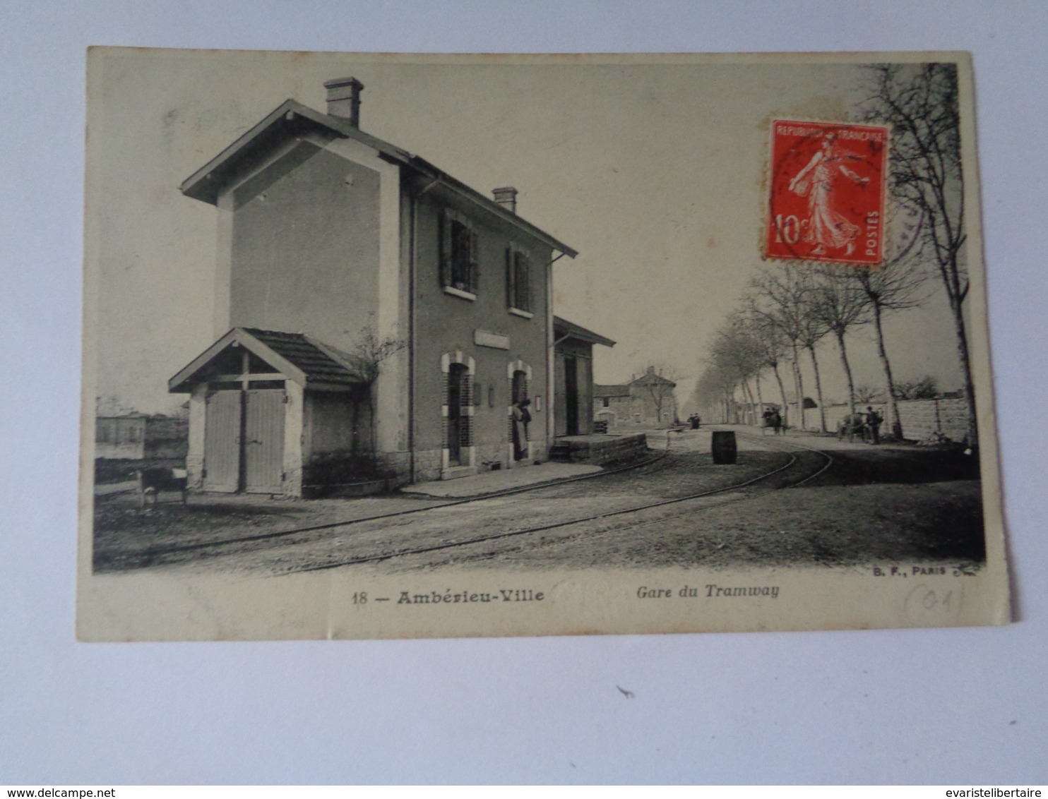 AMBERIEU -VILLE : Gare Du Tramway , N°18 - Non Classés