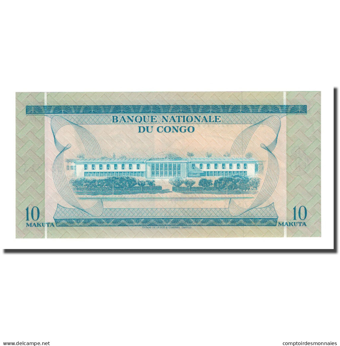 Billet, Congo Democratic Republic, 10 Makuta, 1967-01-02, KM:9a, NEUF - Republic Of Congo (Congo-Brazzaville)