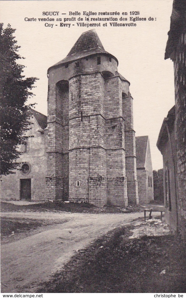 CPA Soucy, Belle Eglise Restaurée En 1928 (pk49578) - Soucy