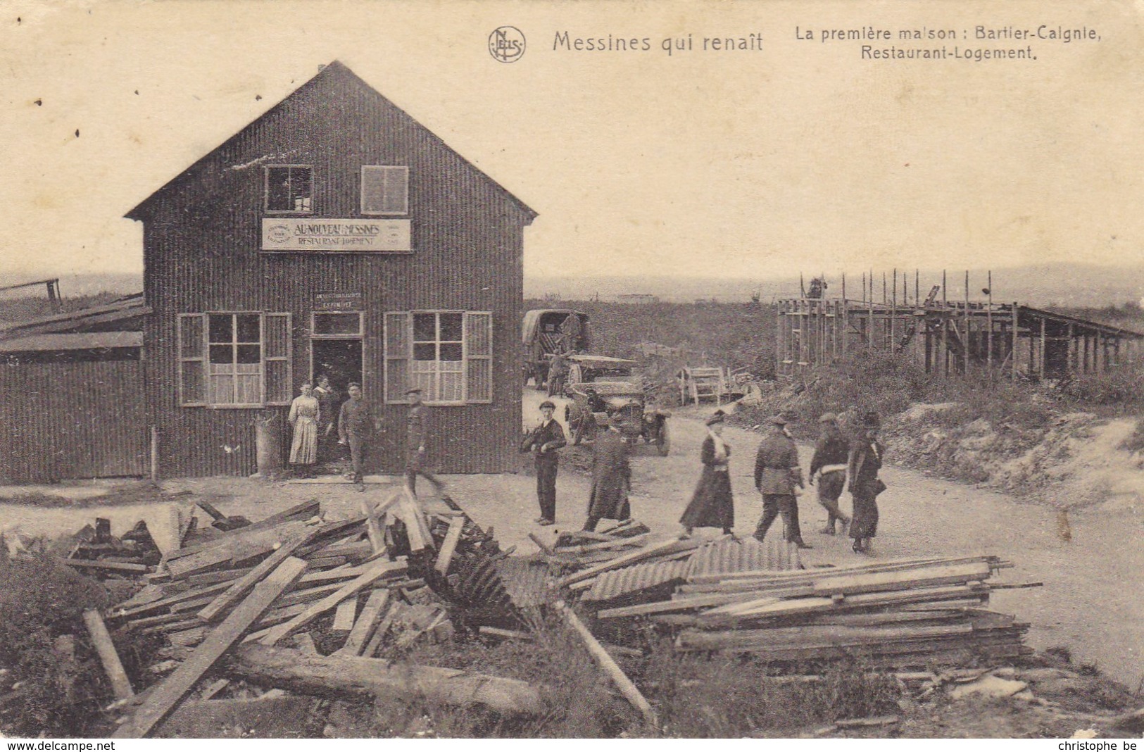 Mesen, Messines Qui Renait, La Première Maison, Bartier Caignie, Restaurant Logement (pk49594) - Mesen