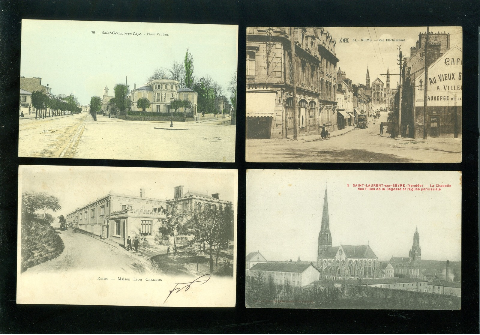 Beau lot de 60 cartes postales de France      Mooi lot van 60 postkaarten van Frankrijk  - 60 scans