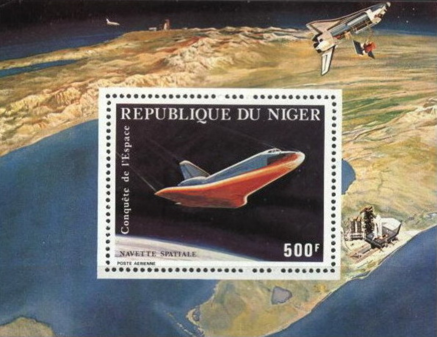 Niger Space Exploration Navette Spatiale M/Sheet MNH (M-28) - Niger (1960-...)