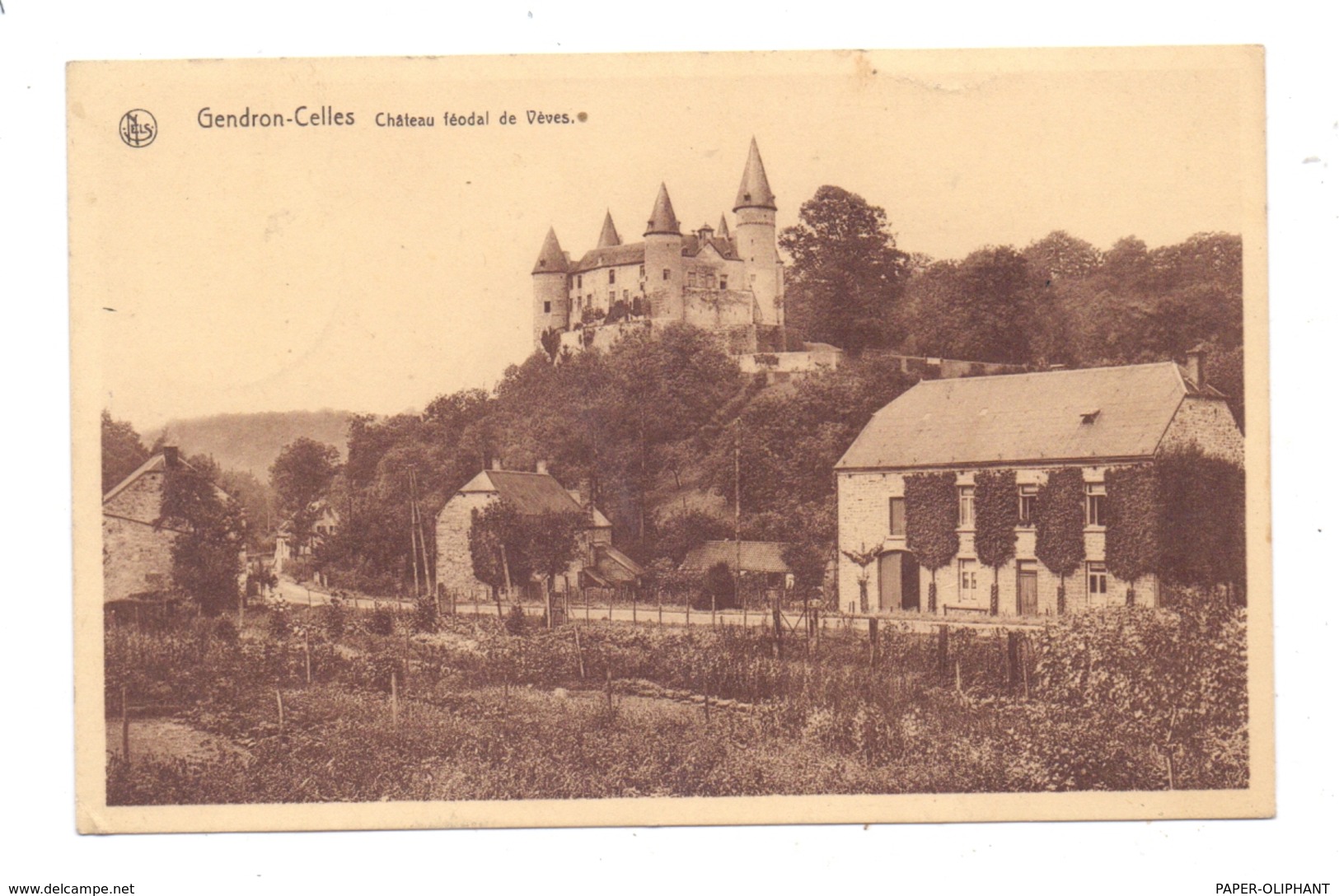 B 5561 HOUYET - CELLES, Chateau Veves, 1940 - Houyet