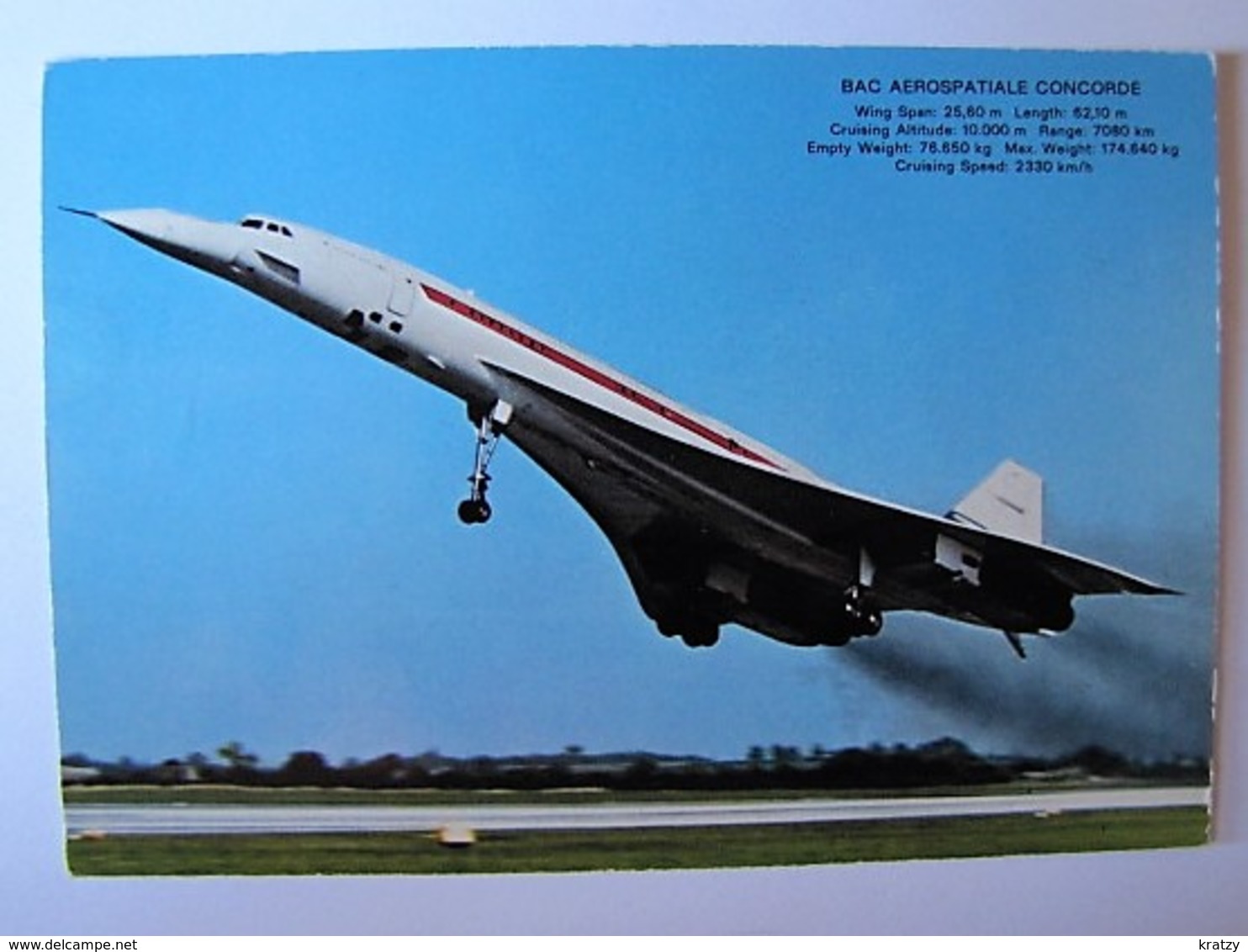 TRANSPORTS - AVION - Concorde - 1946-....: Moderne