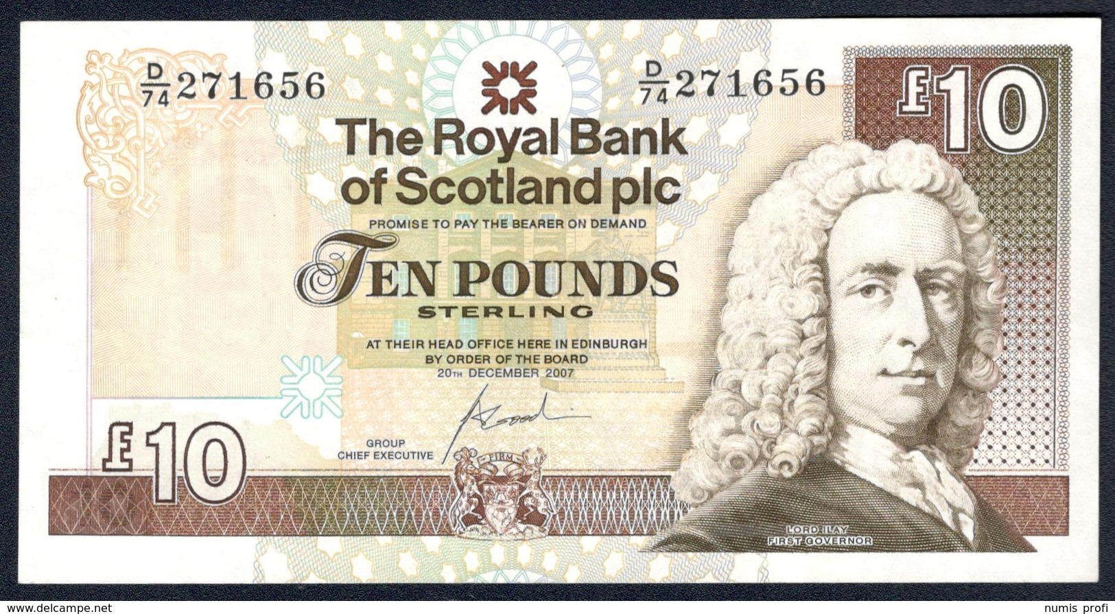 Scotland - 10 Pounds 2007 - Royal Bank Of Scotland - P353b - 10 Pounds