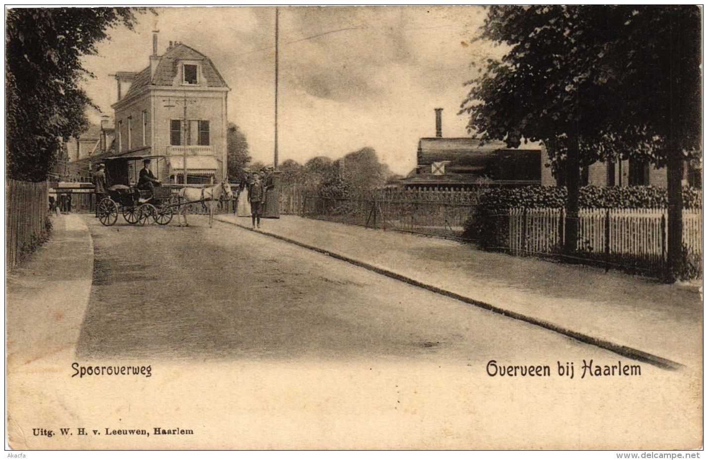 CPA Overveen Bij Haarlem- Spooroverweg. NETHERLANDS (713905) - Haarlem
