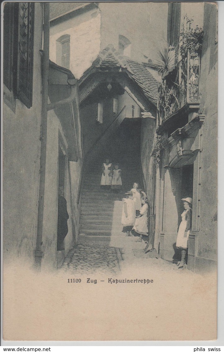 Zug - Kapuzinertreppe, Animee - Photo: Wehrli - Zoug