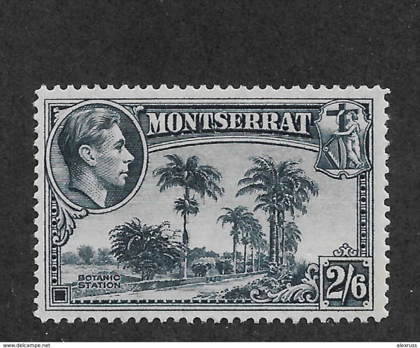 Montserrat 1943 Scott # 100 VF-OG Previously Hinged*,nice Color ! (BC-1) - Montserrat