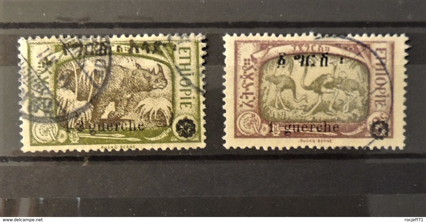 Ethiopie 1927 N° 143 - 145A - Ethiopie