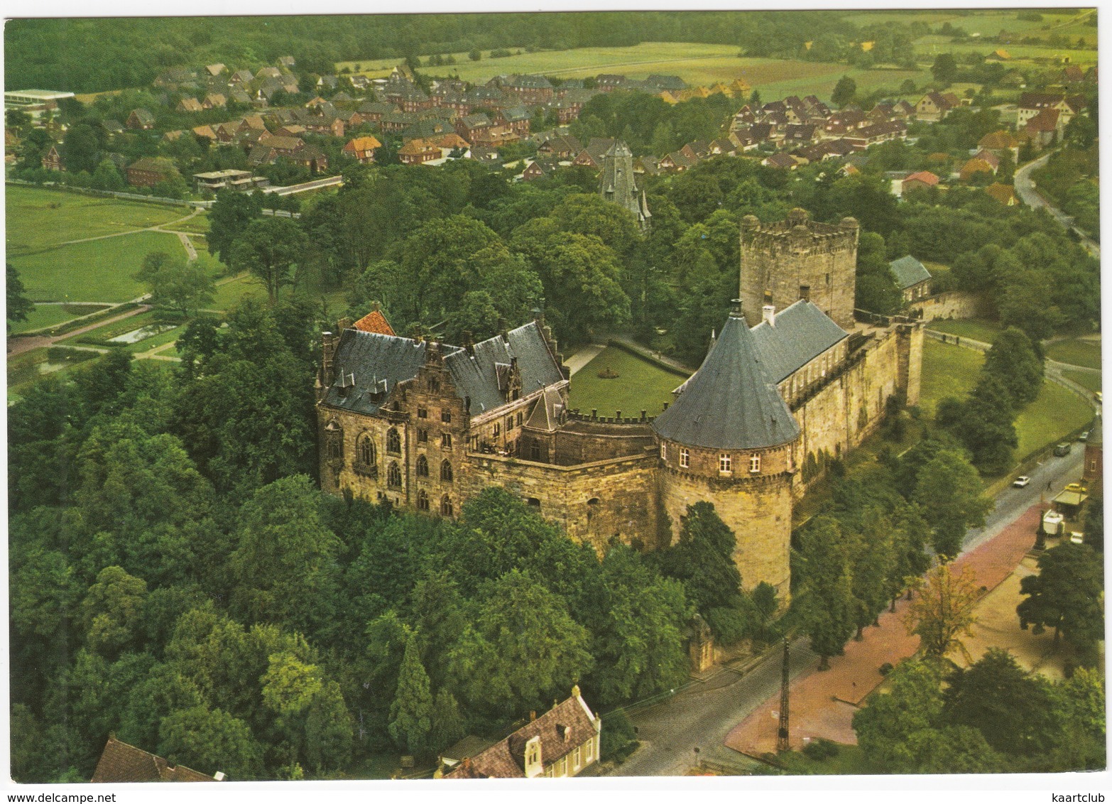 Bentheim - Schloß Bentheim - (Luftbild) -  (D.) - Bentheim