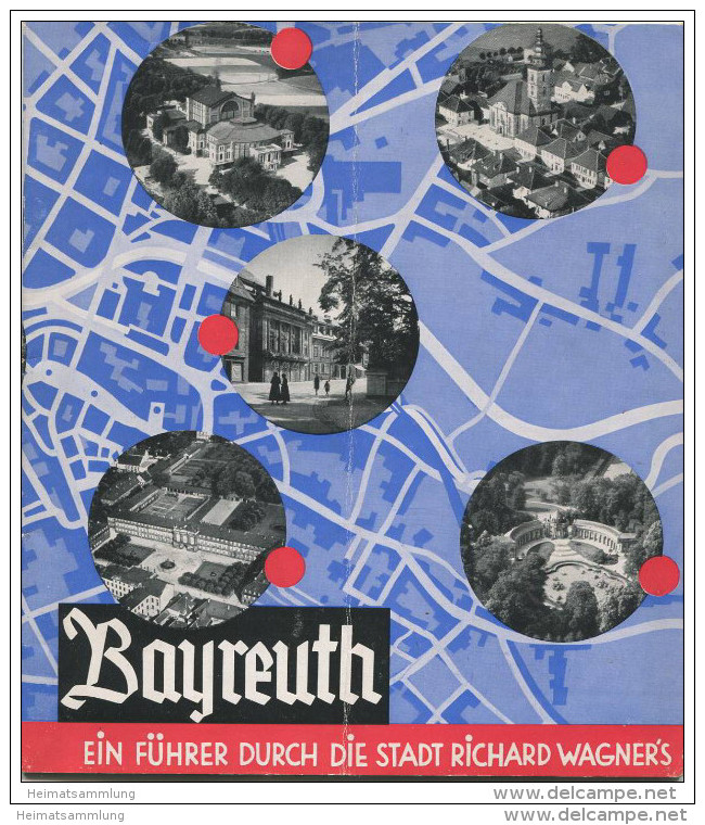 Bayreuth 1935 - Ein Führer Durch Die Stadt Richard Wagner S - 36 Seiten Mit Unzähligen Abbildungen - Beieren