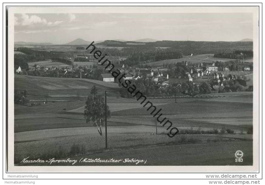 Neusalza-Spremberg - Blick Auf Die Innenstadt - Foto-AK - Neusalza-Spremberg