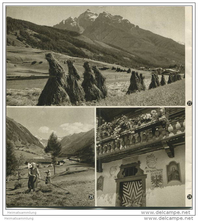 Österreich - Tirol 1939 - 24 Seiten Mit 24 Abbildungen - Reiseprospekte