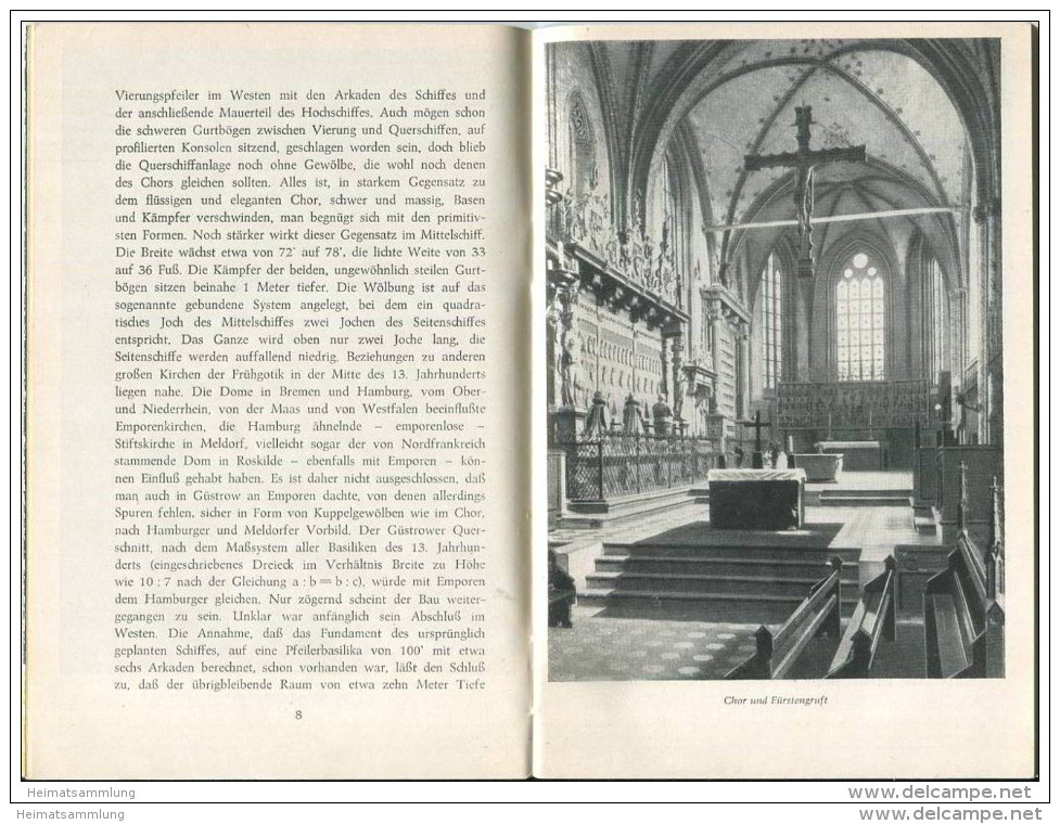 Güstrow 1965 - Der Dom - Das Christliche Denkmal Heft 17 - 32 Seiten Mit 27 Abbildungen - Arquitectura