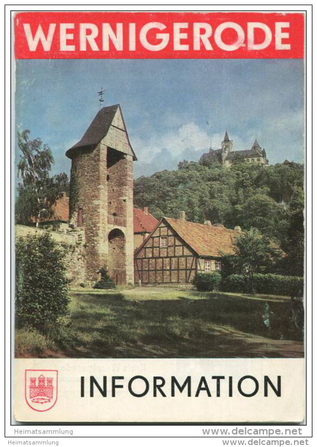 Wernigerode 1987 - 50 Seiten - Chronik - Veranstaltungsplan Sept. 1987 - Fahrplan Der Harzquerbahn - Saksen-Anhalt