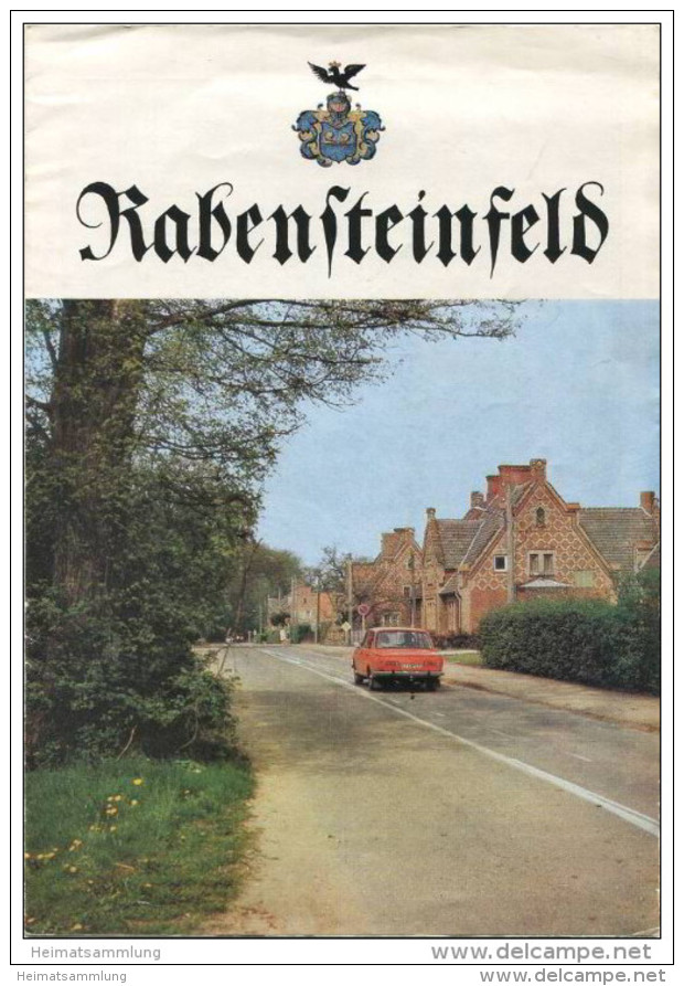 Deutschland - Raben Steinfeld - Faltblatt 1985 Mit 11 Abbildungen - Dépliants Touristiques