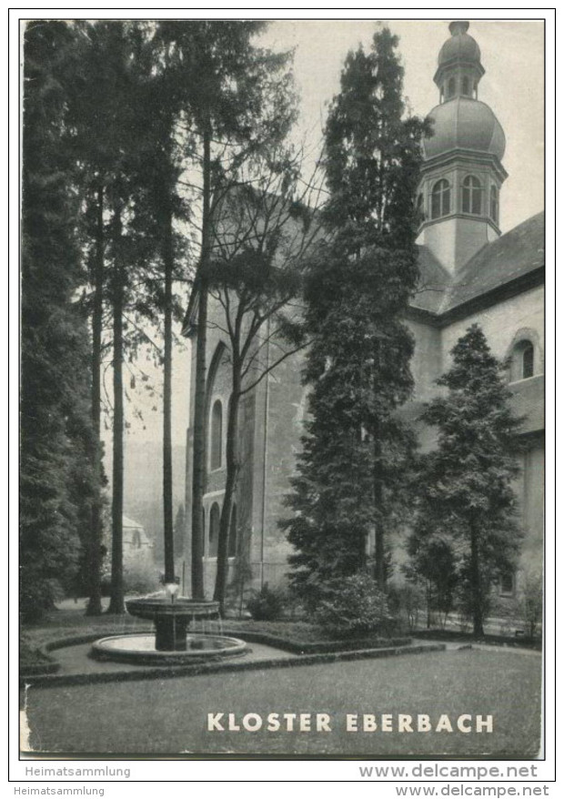 Kloster Eberbach - Grosse Baudenkmäler - Heft 70 - 1952 - Deutscher Kunstverlag München Berlin - 16 Seiten Mit 7 Abbildu - Arquitectura