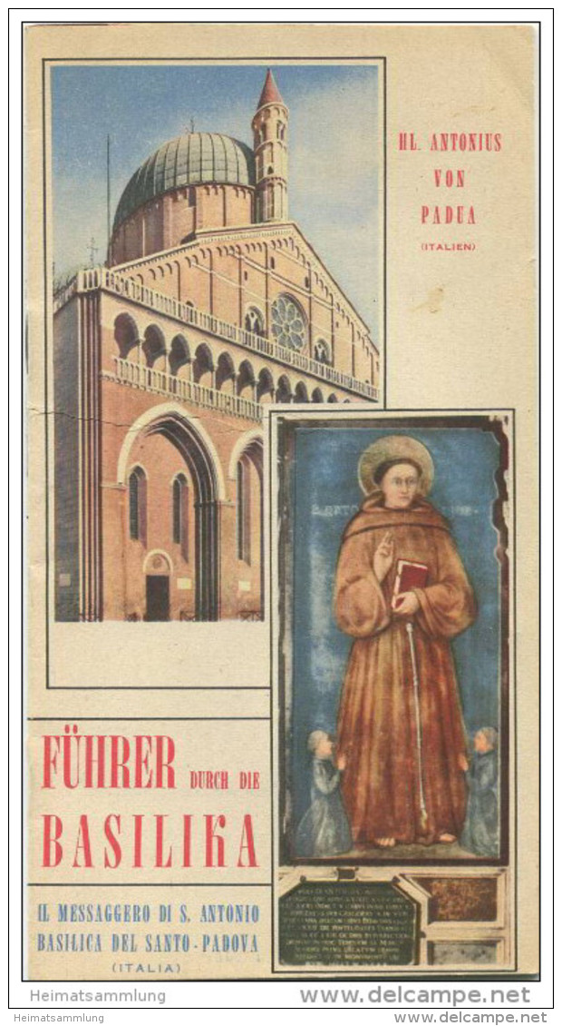 Padua - Führer Durch Die Basilika - 20 Seiten Mit 25 Abbildungen - Italie