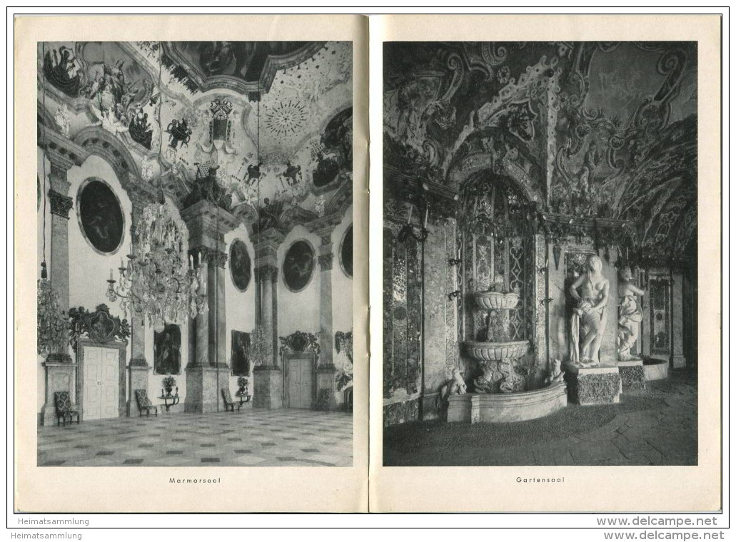 Schloss Pommersfelden - Grosse Baudenkmäler - Heft 65 - 1955 - Deutscher Kunstverlag München Berlin - 16 Seiten Mit 8 Ab - Architecture