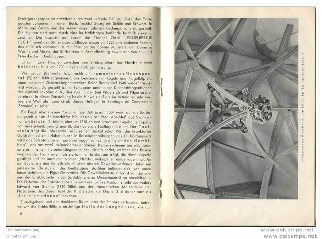Frankfurt - St. Leonhard - Grosse Baudenkmäler - Heft 198 - 1973 - Deutscher Kunstverlag München Berlin - 16 Seiten Mit - Architecture
