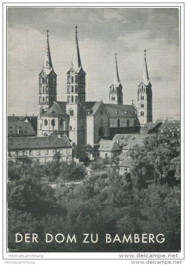 Der Dom Zu Bamberg 1958 - 24 Seiten Mit 23 Abbildungen - Verlag Schnell &amp; Steiner München - Architectuur