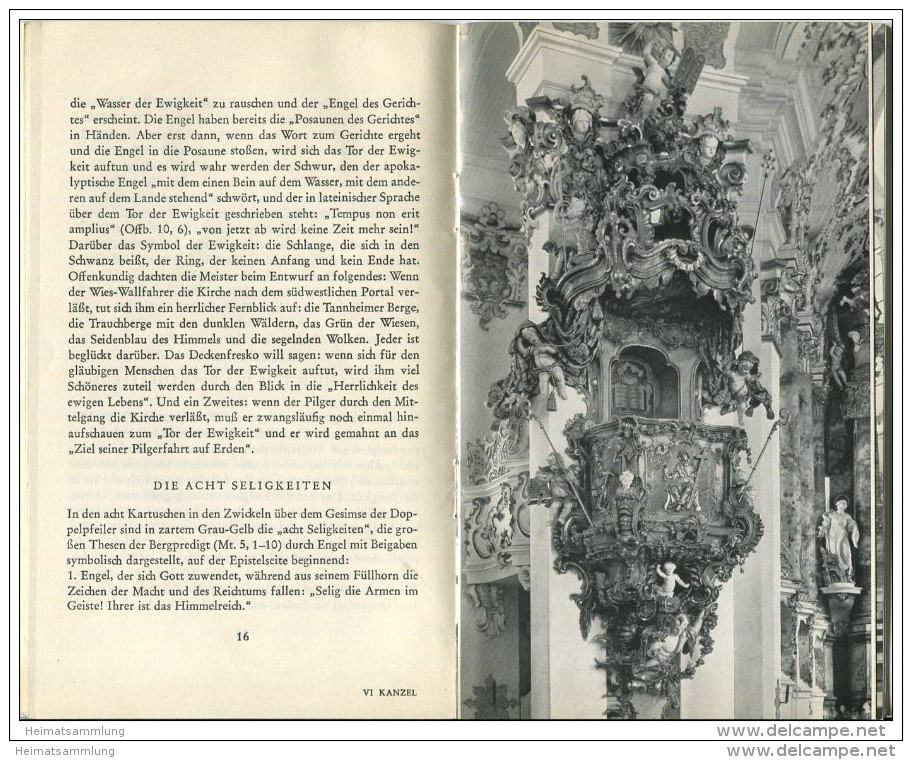 Wallfahrtskirche Wies Vom Kustos Der Wieskirche Alfons Satzger - 34 Seiten Mit 13 Abbildungen - Verlag Die Brigg Augsbur - Architecture