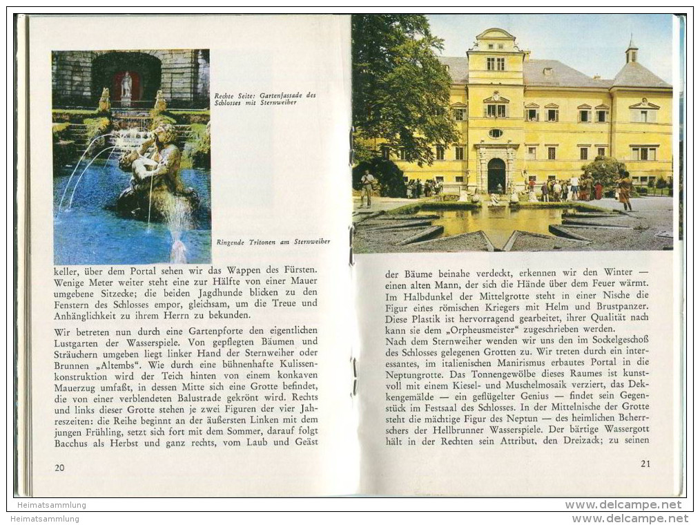 Hellbrunn - MM-Bildführer - 40 Seiten Mit 38 Abbildungen - MM-Verlag Salzburg 1971 - Oesterreich