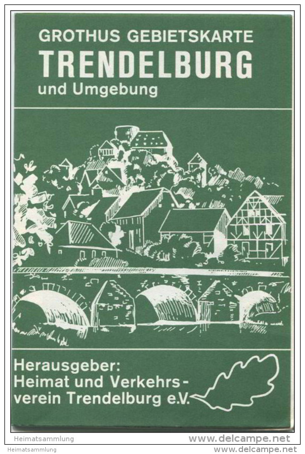 Trendelburg Und Umgebung - Grothus Gebietskarte 60er Jahre - 1:25000 - 30cm X 42cm - Hessen