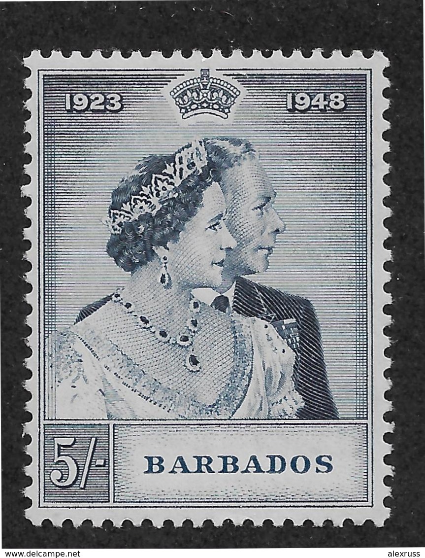 Barbados, Jubilee Scott # 211 VF-OG Mint Lightly Hinged ,nice Colors ! (BC-1) - Barbados (...-1966)