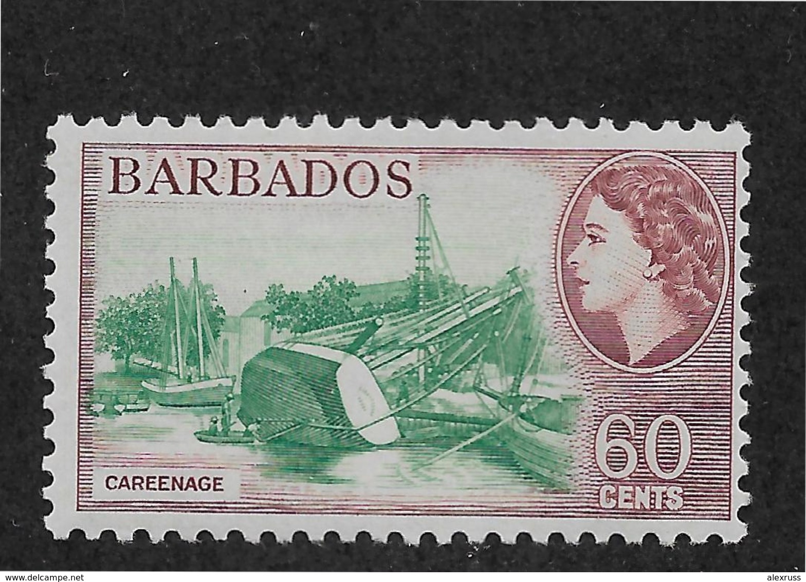 Barbados Scott # 245 VF-OG Mint Previously Lightly Hinged ,nice Colors ! (BC-1) - Barbados (...-1966)