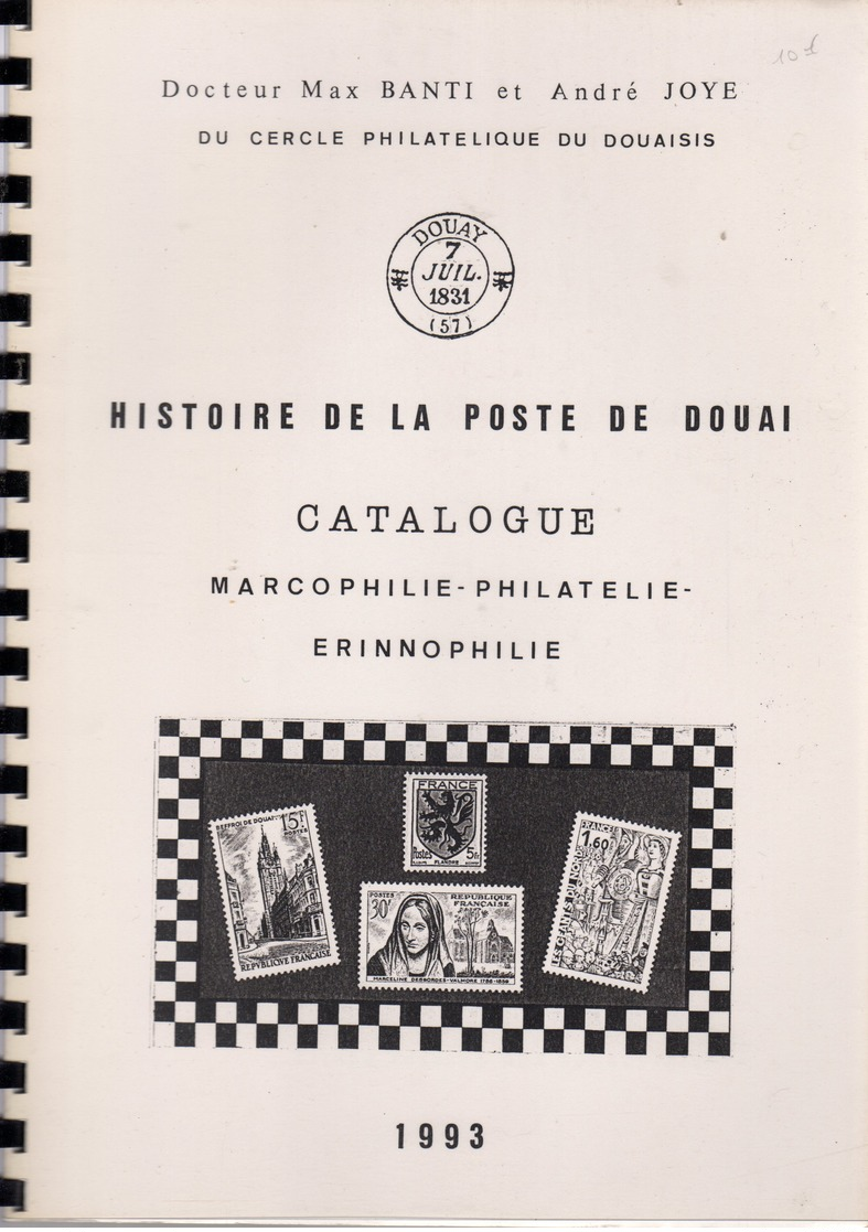 Banti - Joye  : Histoire De La Poste De Douai 119 P  Ed 1993 - Autres & Non Classés