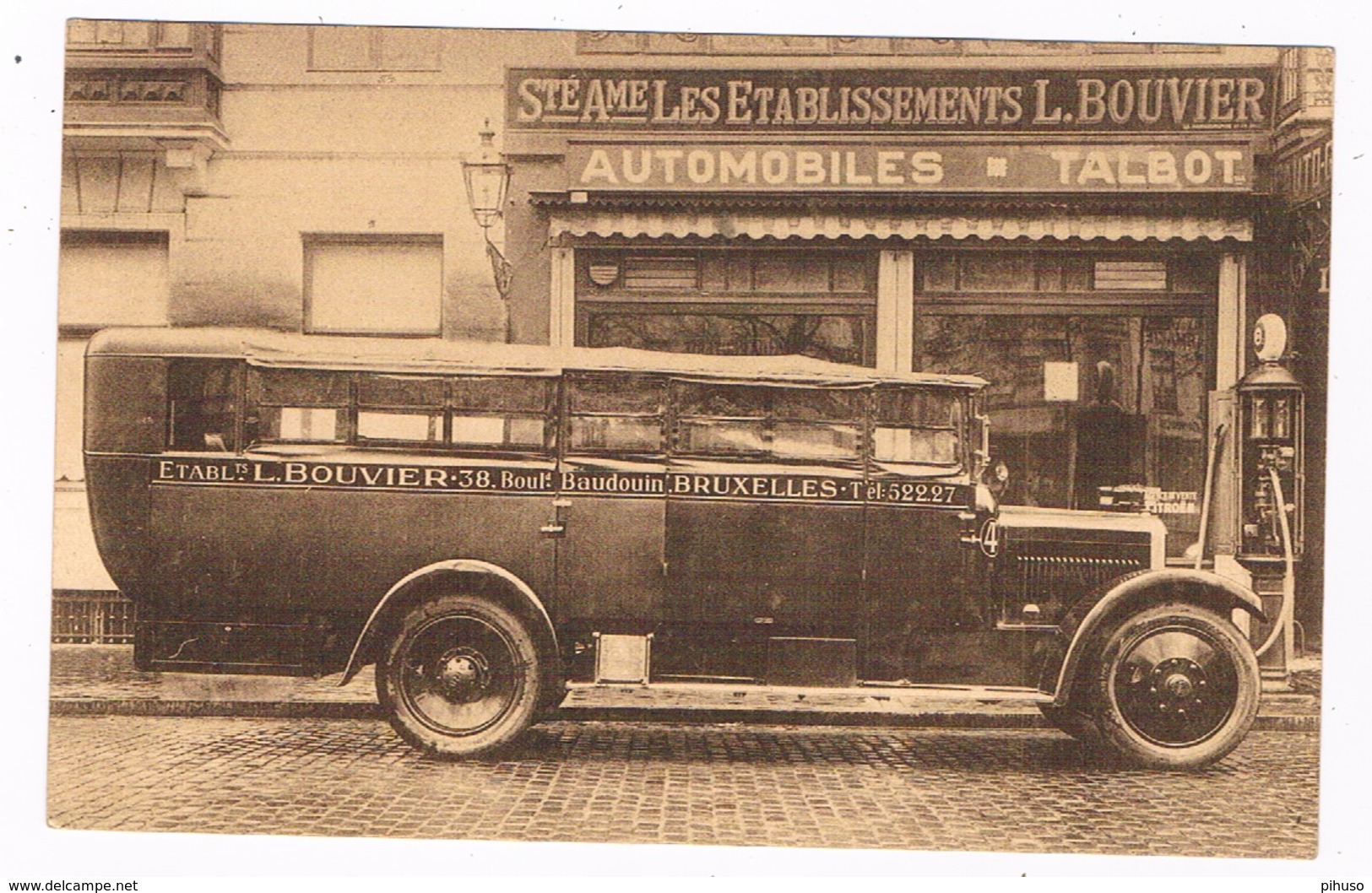 B-6757    BRUXELLES : Auto-Cars Bouvier - Public Transport (surface)