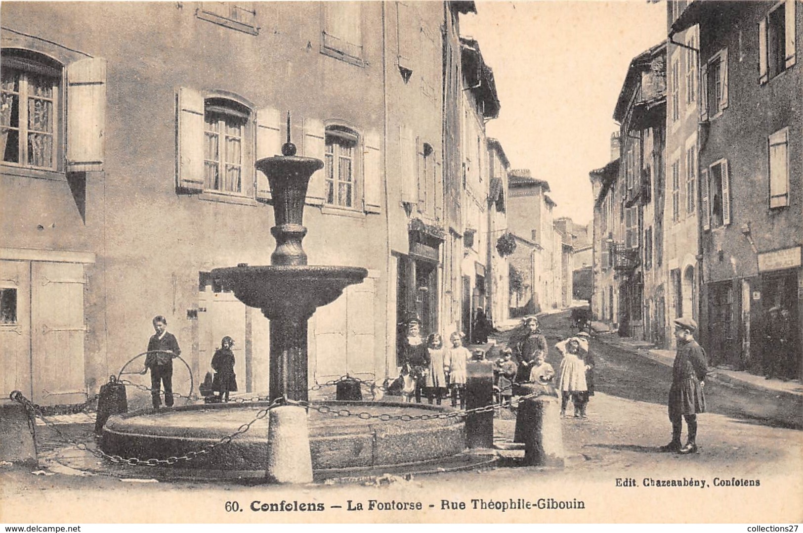 16-CONFOLENS- LA FONTORSE- RUE THEOPHILE-GILBOUIN - Confolens