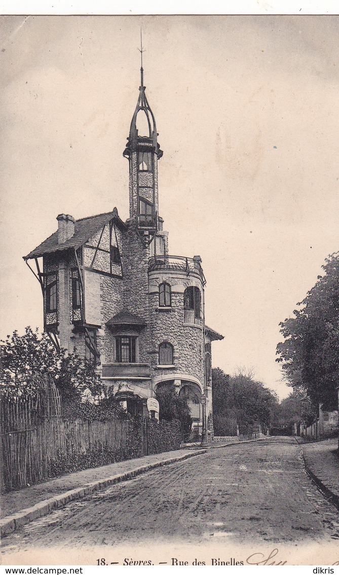 92-SEVRES- RUE DES BINELLES - Sevres