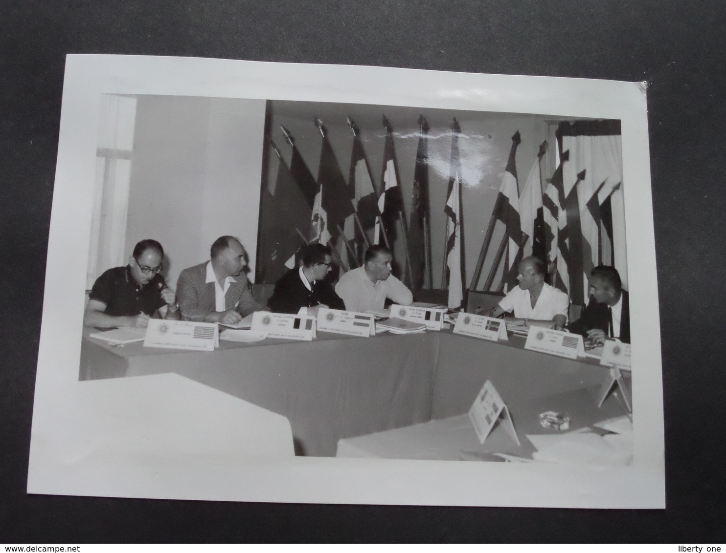 INTERNATIONAL OLYMPIC COMMITTEE ( Mr. Raoul MOLLET Visiting LIBAN for the I.O.C. - Photos from Private Collection ) !