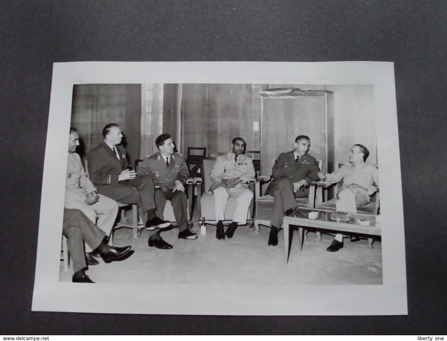 INTERNATIONAL OLYMPIC COMMITTEE ( Mr. Raoul MOLLET Visiting LIBAN for the I.O.C. - Photos from Private Collection ) !